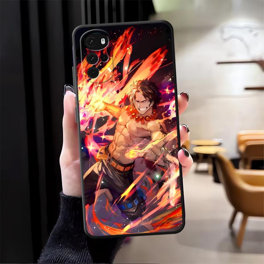Cool Luffy ACE Funda Phone Cover Case for Moto Edge 20 30 S30 Pro X30 Pro