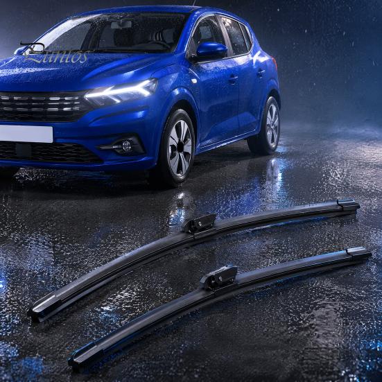 Weather Resistant Wiper Blades 2Pcs Windshield for Dacia Sandero III 2020-2023, 16/24 Replacement Wipers Inch Beamless Quiet Durable Front Wipers,
