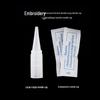 Large Microblading Machine Needle Cap for Eyebrow and Lip, Individually Packaged, Korean Semi-Permanent, Single Use