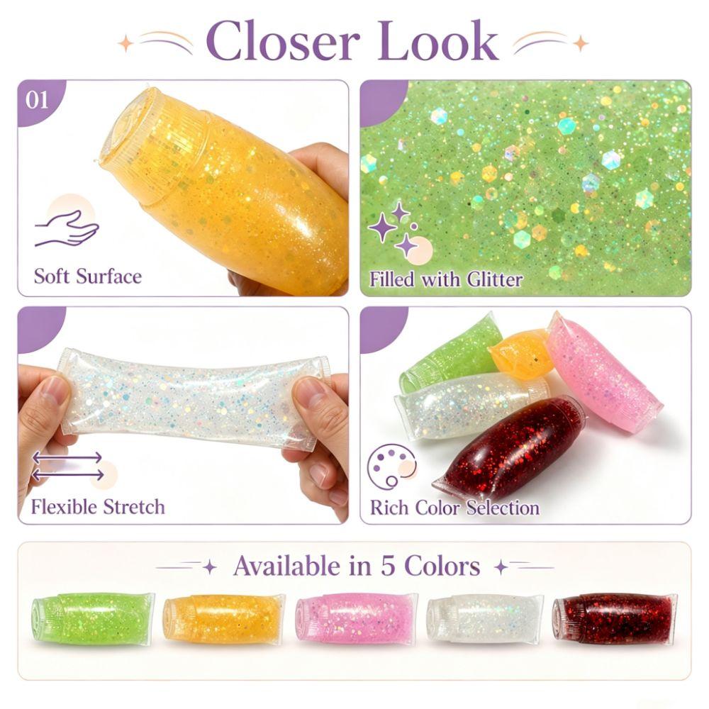 Random Color Squishy Toys Simulation Toothpaste Toothpaste Squeeze Toy Fidget Toys  Birthday Gift