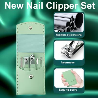 Set di 5 pezzi/set Tagliaunghie Forbici per pelle morta Pinze Tagliaunghie Trimmer Pedicure Strumenti per manicure unghie