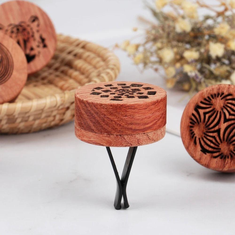 Carved Wooden Car Diffuser Wooden Car Air Freshener Car Perfume Clip Car Outlet Vent Clip