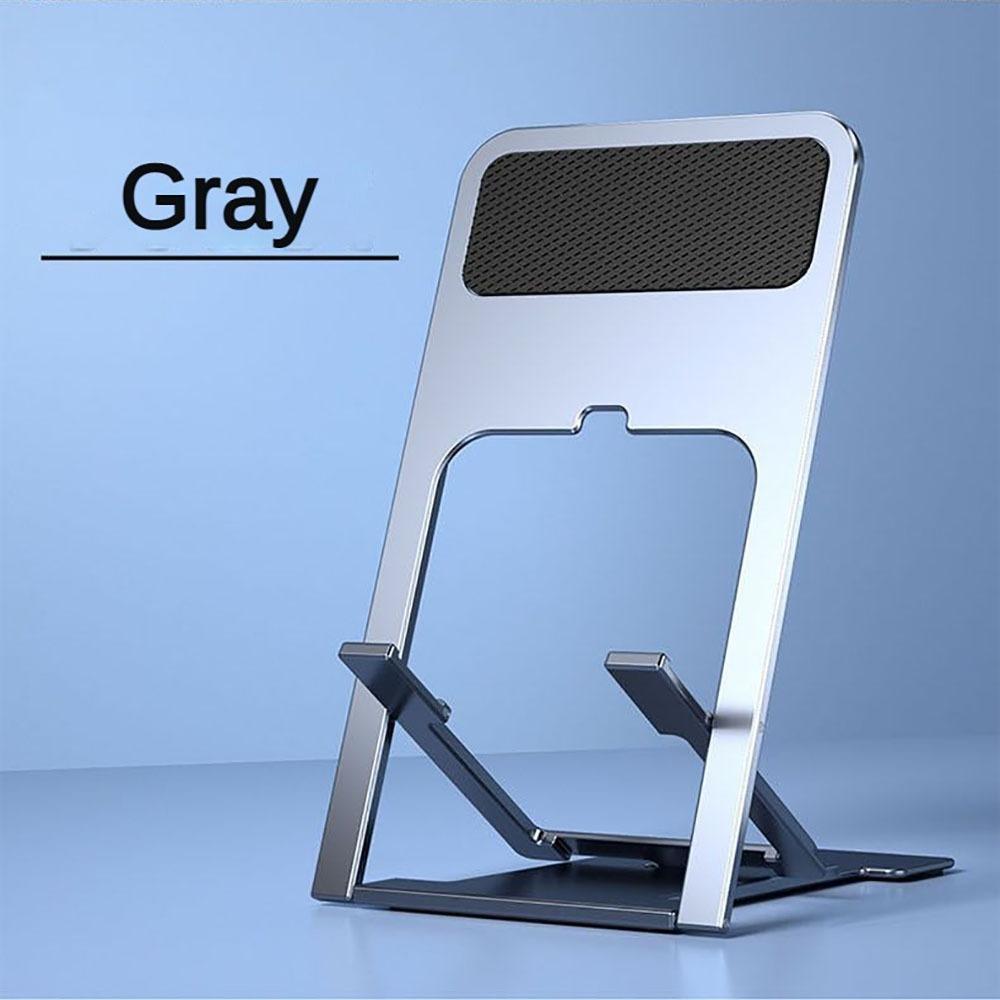 

Foldable Phone Holder Ultrathin Multi-Angle Adjustable Desktop Phone Stand ABS Hollow-out Design Mini Phone Support Desktop Use