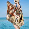 Egyptian Love Story Beach Towel, Super Soft Microfiber, Gift for Her/Him, Birthday, for Pool, Beach, Travel, Home Decor Fan gifts