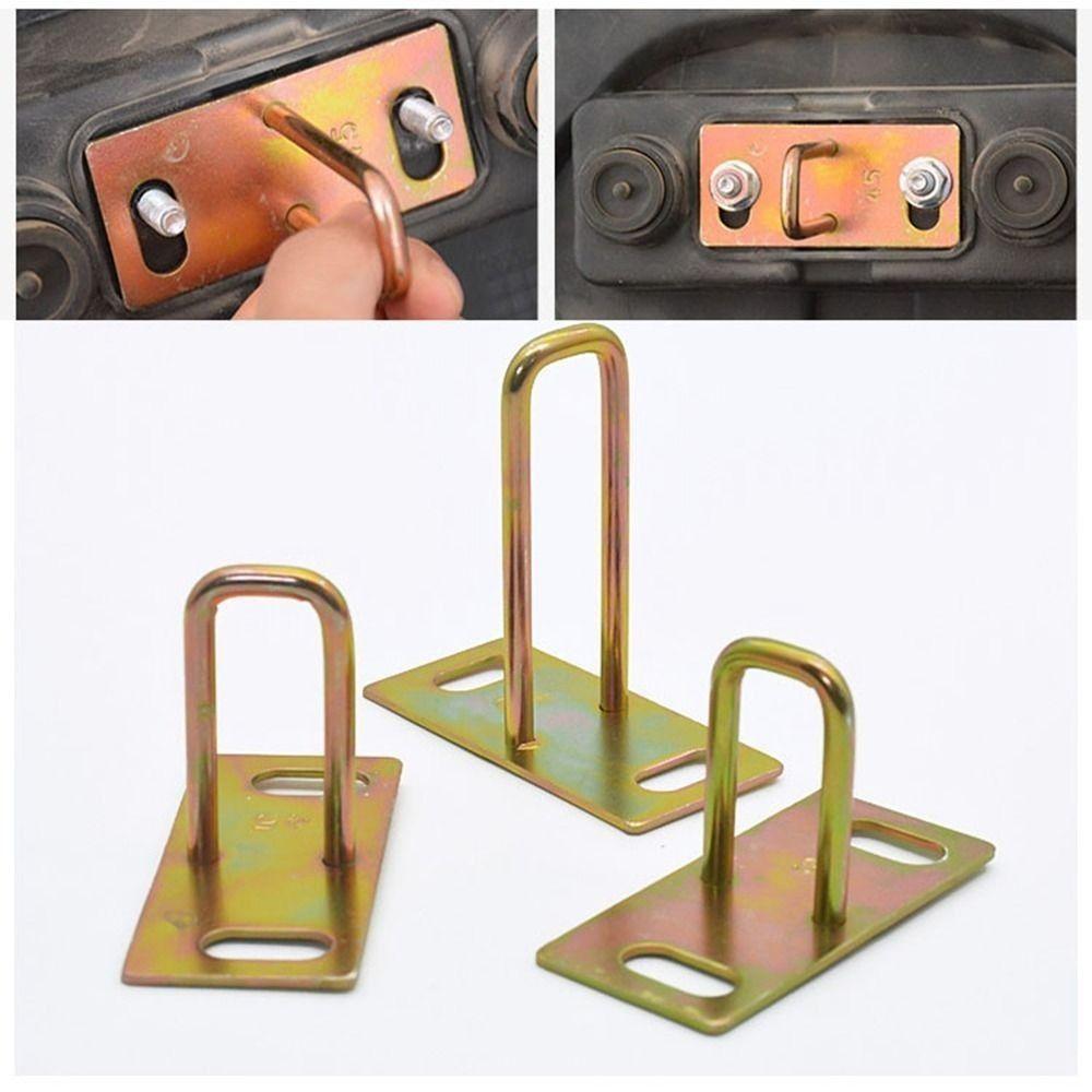 Multisizes Catch Buckle Metal Pedal Lock Plate Saddle Bucket Lock  Electric Vehicle Parts