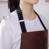 Waterproof & Oil-Proof Kitchen Apron with Hand-Wiping Feature and Custom Logo Option
