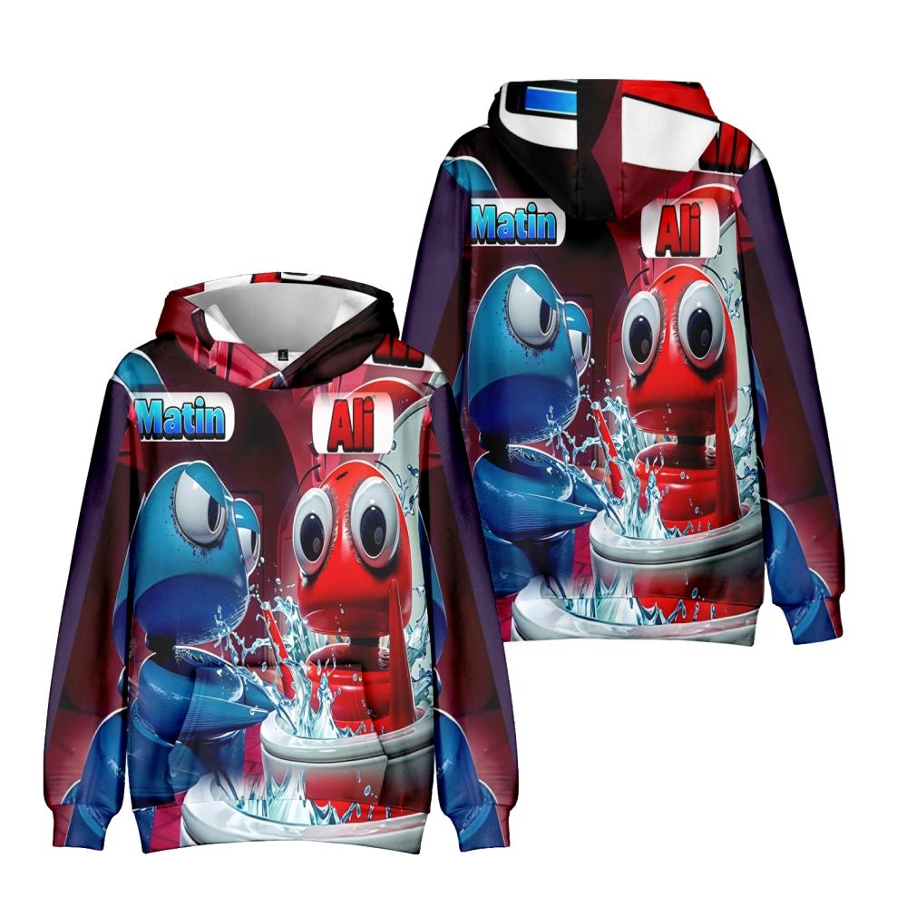 New Game REPO Hoodies Streetwear Printed Hooded Sweatshirt Men Women Cosplay Sports Pullovers