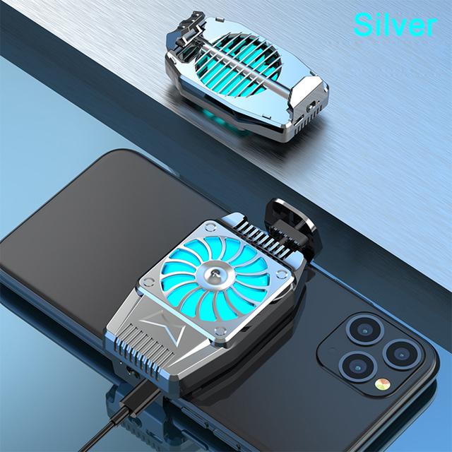 Game Cooler Cell Phone Cool Heat Sink Universal Mini Mobile Phone Cooling Fan Turbo Hurricane Radiator for IPhone Samsung Xiaomi