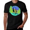 Katamari Damacy Taucherkatze T-Shirt Lässiges Alltags-Oberteil Kurzarm