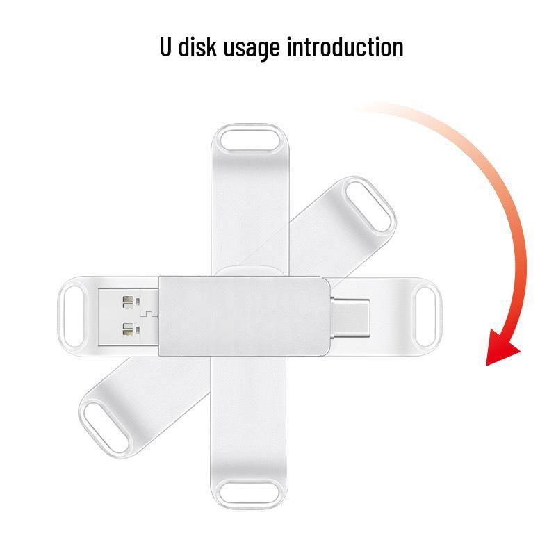 Dual-Interface USB Flash Drive for Mobile & Computer Photo Storage
