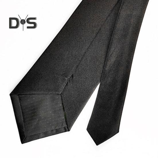 Solid Color Business Tie Formal Faux Silk Pointed Style Men Neckwear Business Trips Formal Event Necktie
