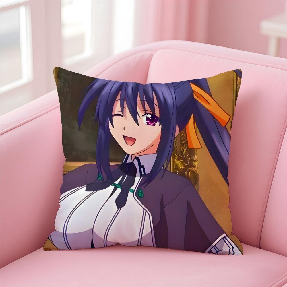 Anime Cartoon HHigh SSchool DxDBeautiful Cushion Cover Pillow Case Soft Skin Friendly Fabric  Concealed Zipper