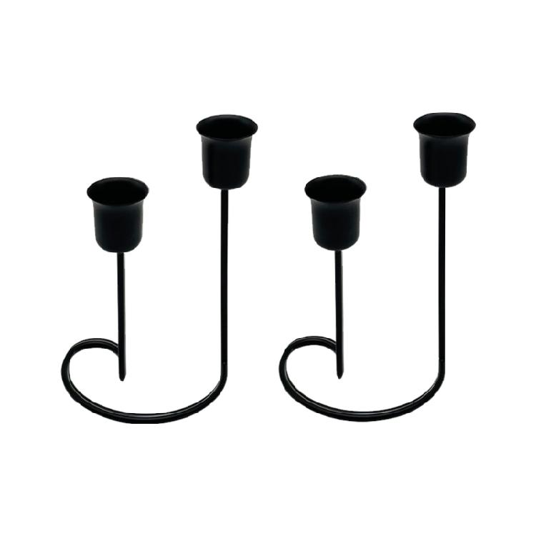 Tapered Candle Holders Metal Iron Candle Holders,Candlestick Holders for Table Decoration,Holiday,Wedding,Housewarming 1