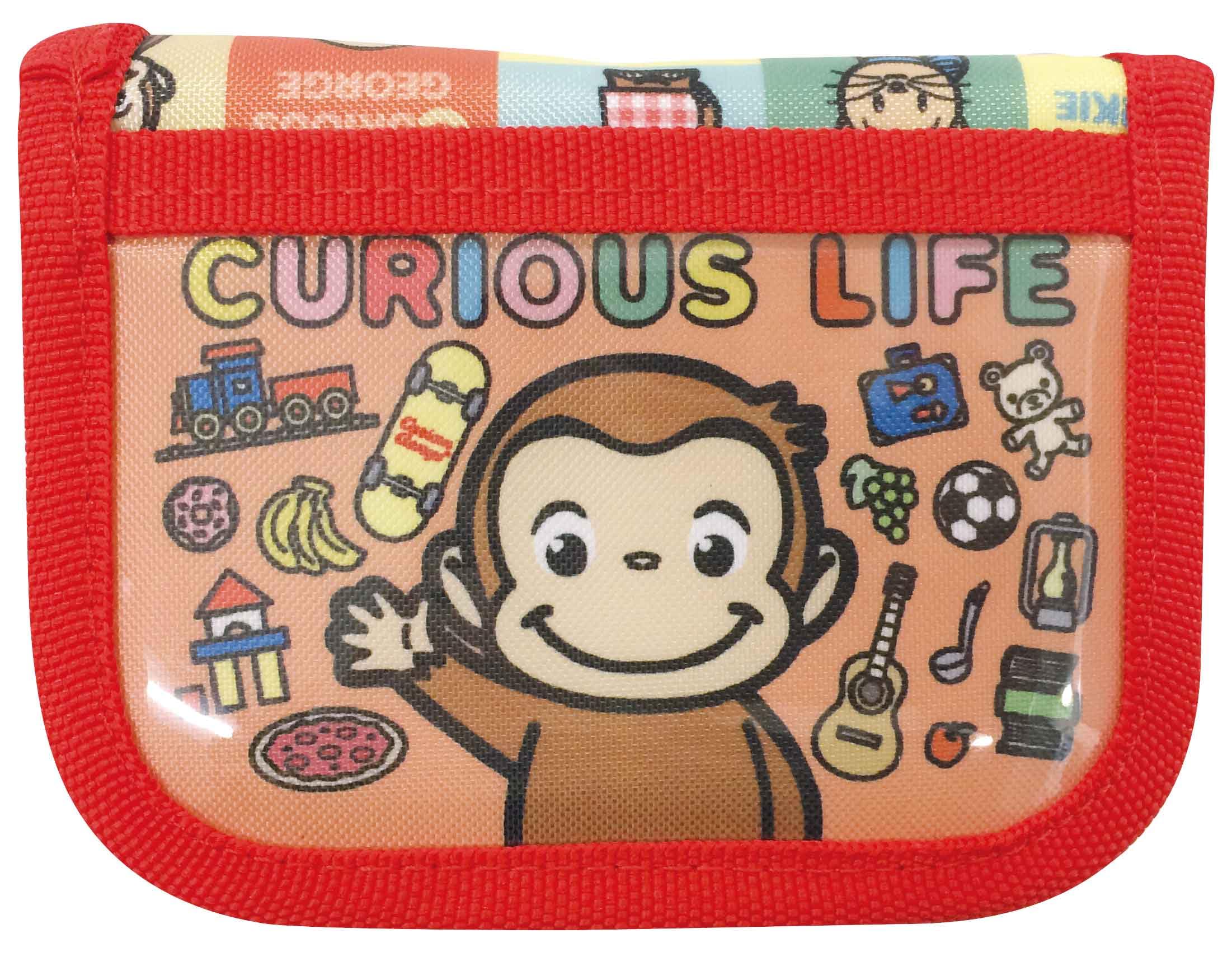 

iPlanning Curious George Wallet, Children s Toy, W120 x H95 x D15mm, K2933A