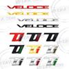 VELOCE TI Logo Schriftzug Metallplakette Aufkleber Auto Heckklappe Karosserie Emblem Für Junior Giulietta Tonale Giulia Stelvio GTS Sportiva