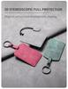 Ji Yue 01 Card Key Case: High-End 2023 Leather Protective Cover with Buckle