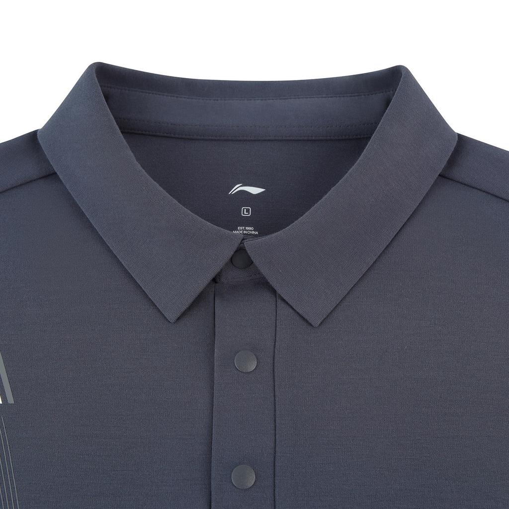 Li Ning Fashionable Breathable Polo Shirt Women tops Cool-Black APLW248-7