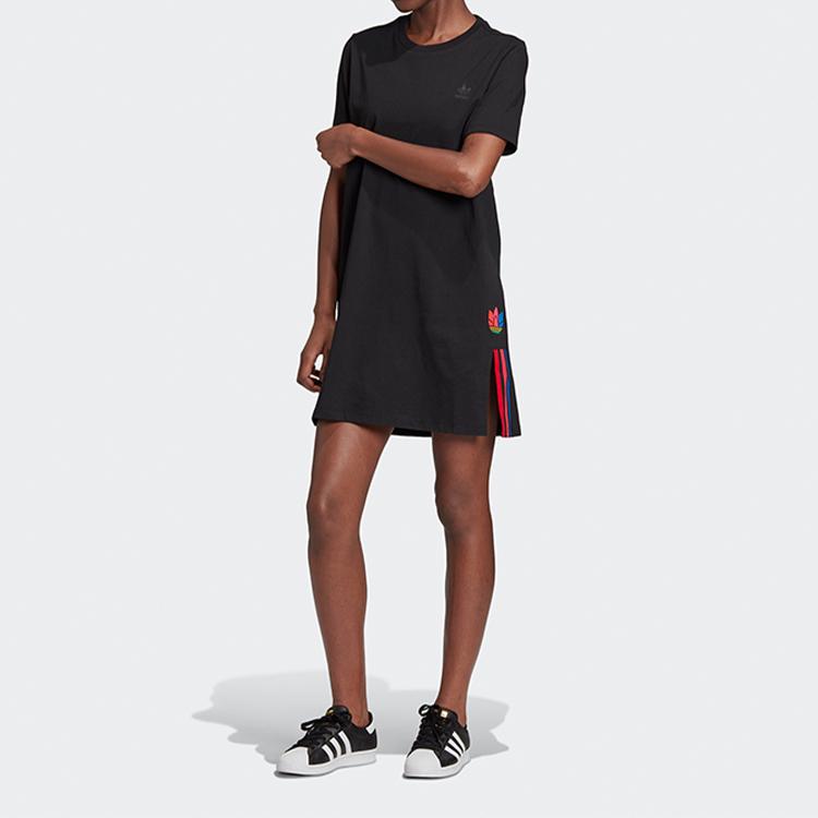 adidas Originals Short Sleeved Dress Women's Black GD2233
