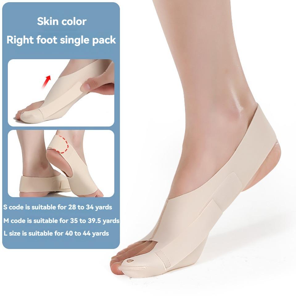 GOBYGO 1Pcs Adjustable Toe Thumb Valgus Corrector Lightweight Ankle Brace Toe Separation Correction Can Wear Shoes Bigfoot Bone