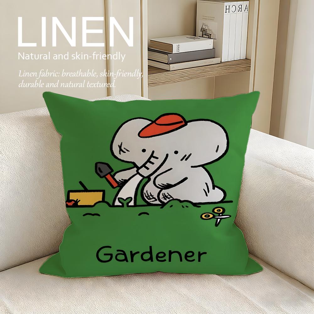 Artist KAREN YOOJIN Cushion Cover Pillowcase Set Pcs X X Breathable Washable Sofa Cushion Cover
