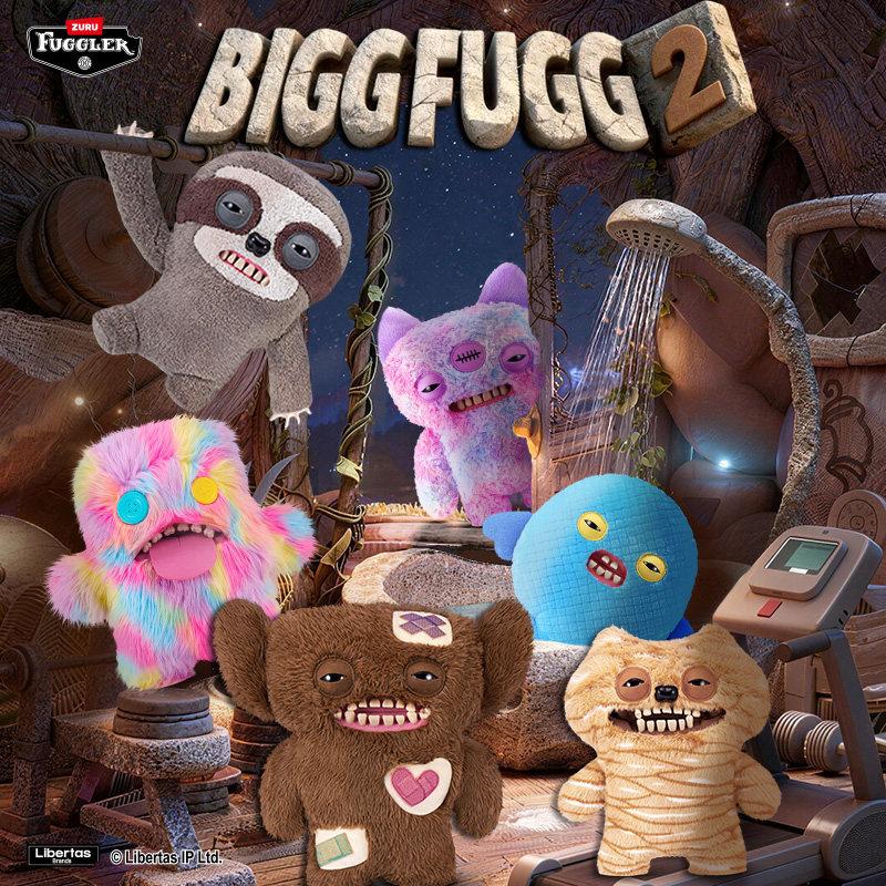 Duży Fuggs Original Fuggler Pluszowa Lalka Pluszowy Ośmiornica Słoń Potwór Kurczak Nugget Poduszka Peluche Zabawka Prezent