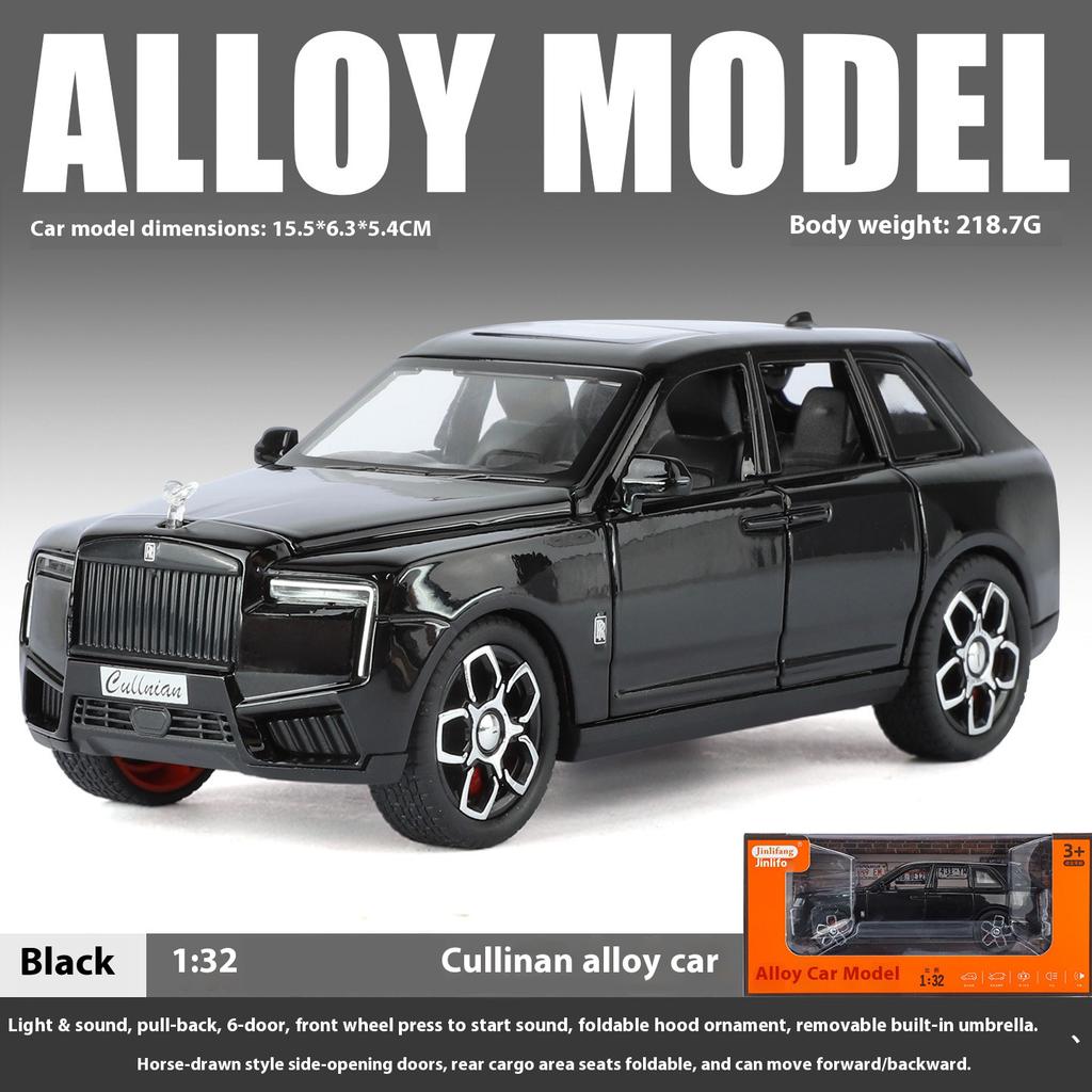 1/32 Rolls-Royce Cullinan Alloy Model, Exquisite Desktop Ornament, The Best Collectible for Car Model Enthusiasts, Halloween Gift