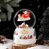 Boîte à musique fantaisie de Noël avec boule de cristal – Décoration princesse, cadeau pour anniversaire de fille