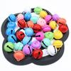 22mm Candy Color Enamel Metal Bells - Christmas Ornaments, DIY Pet Accessories, Keychain Pendants