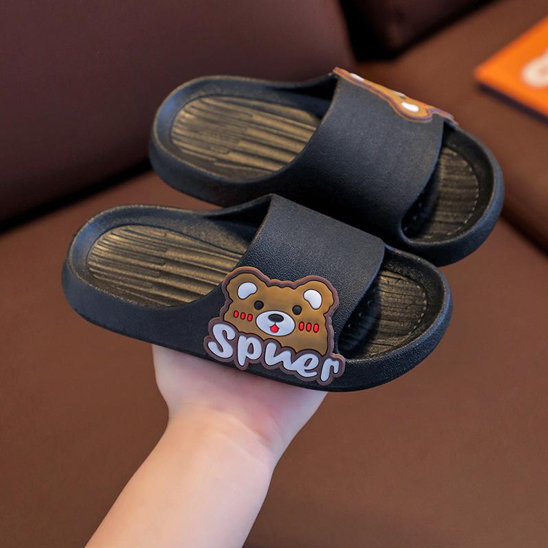Cartoon Parent-Child Indoor Slippers for Kids and Adults - Summer Bathing Shoes