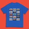 Vintage Cassettes Tapes Retro Rock Band Old School Music Lover Kids T Shirt