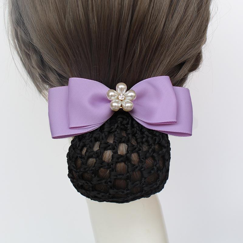 Nurse Head Flower Work Disc Hair Bank Hotel Restaurant Waiter Work Hair Net Pocket Disc Hair Headgear Hair Accessories New