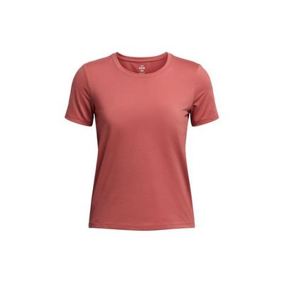 Meridian Unifarben Rundhals Trainings Kurzarm T-Shirt Damen T-Shirts Orange Pink 1379155-611