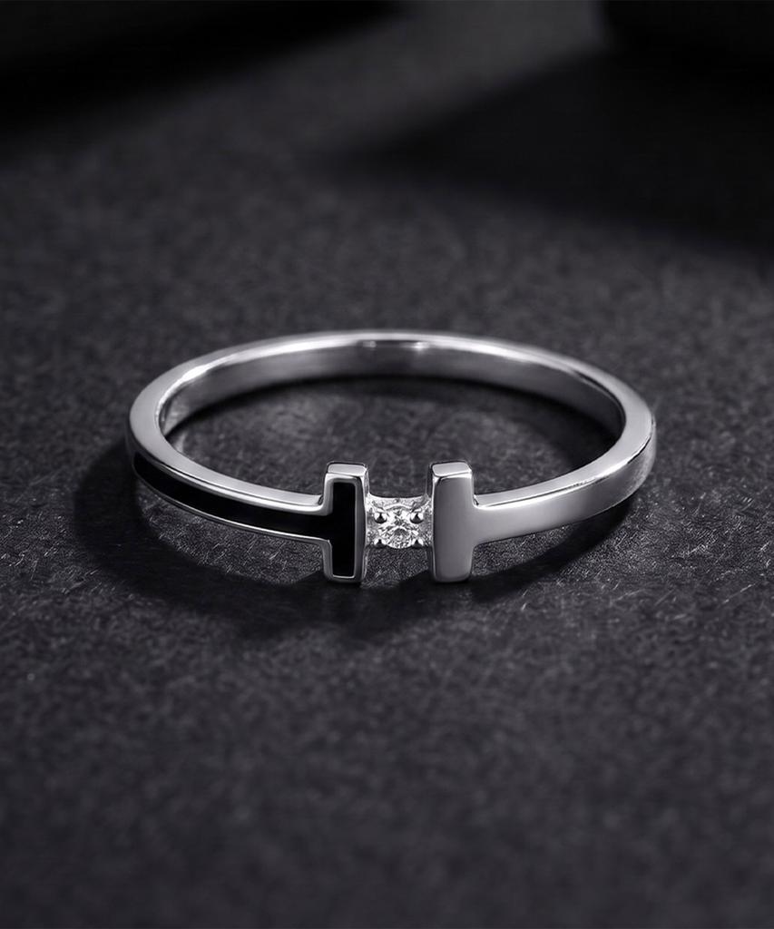 HELENE JEWELRY Silver 925 Hebrew Miss Ring Silver Ring (Type A)