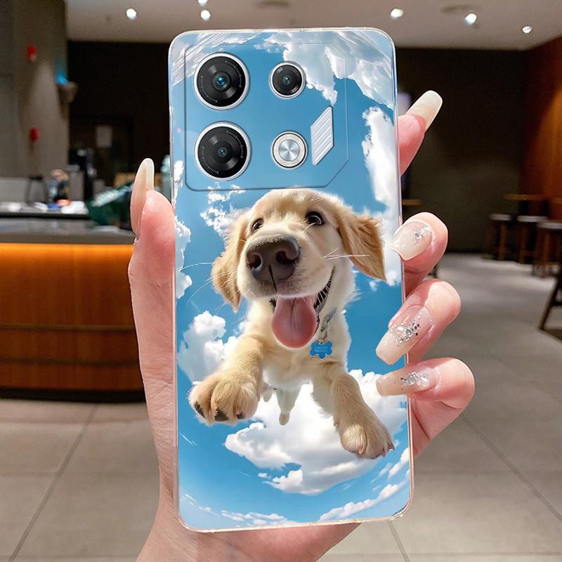Casing For infinix GT 10 Pro Luxury Dragon Cute Cool Boys Girls Transparent Phone Case Back Cover infinix GT10 Pro GT10Pro Shell