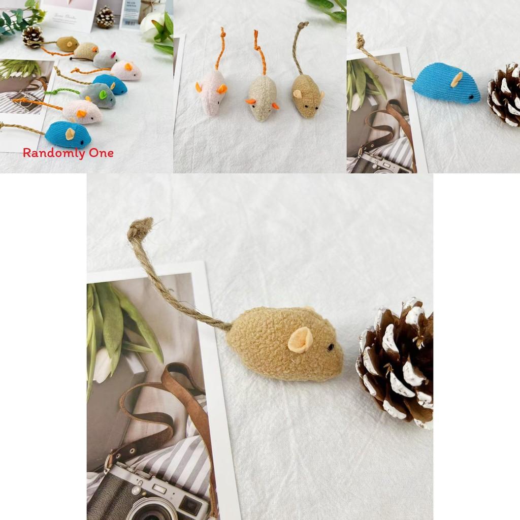 Catnip Mouse Plush Toy With Durable Herbal Chewing Material For Pet Play And Biting