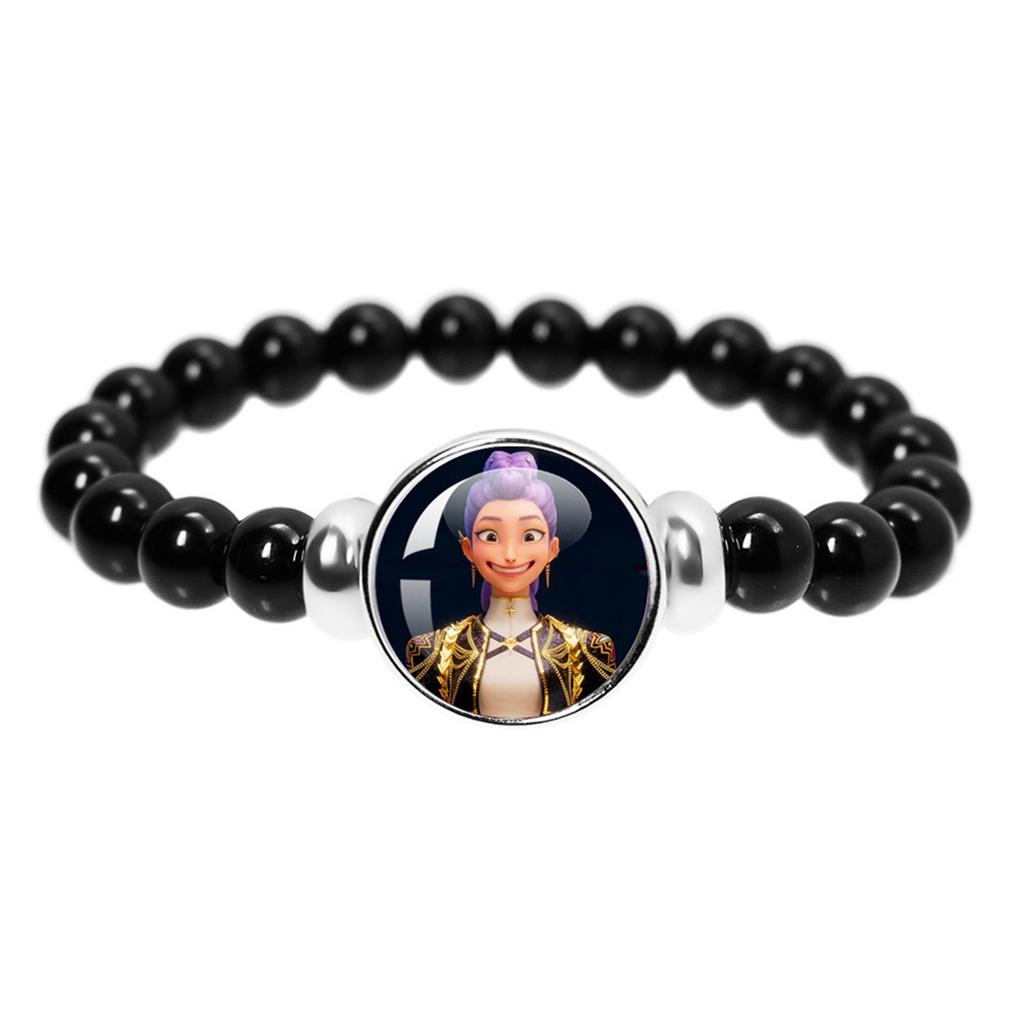 Fashionable Girl Group  Bracelet Beaded Wristband, Dome Badge Bracelet Suitable For Fan Gifts Men And Women Couple Jewelry Gift Accessories