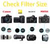 White Soft Lens Filter 1/4 Fit Filter Size 49 52 55 58 62 67 72 77 82 Mm for Camera Canon Nikon Sony Fuji Camera Lens