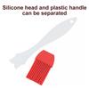 Silicone Basting Brush Clear Handle Heat Resistant Pastry Pancake BBQ Oil Brush
