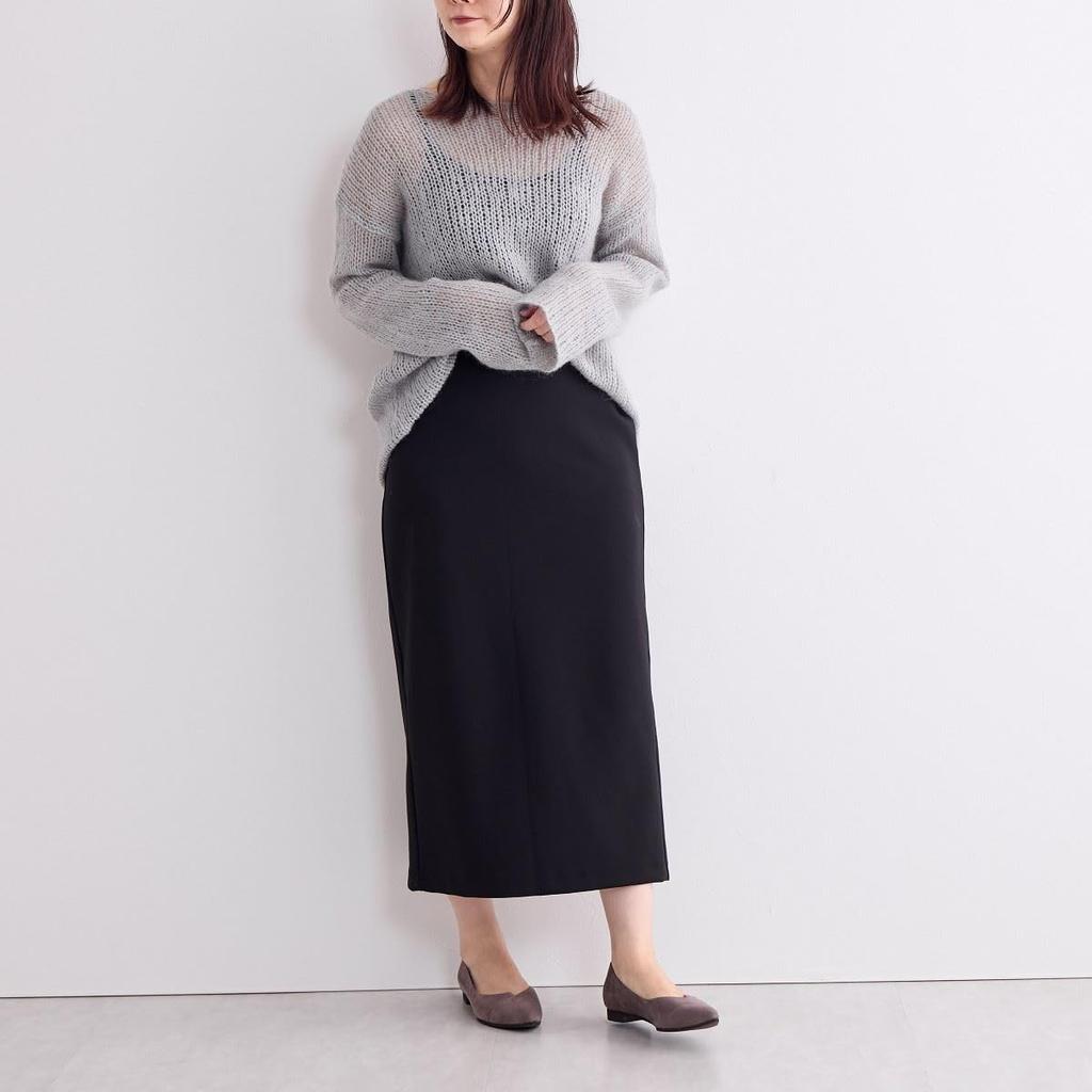 HIMIKO/Himiko/Asymmetrical V-Cut Flat Pumps/641316 Gray 250