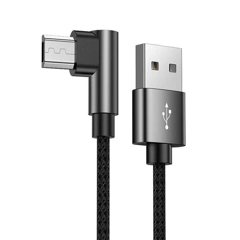 V8 Nylon Braided 3m Fast Charging Micro USB Cable for Android Gaming Devices.