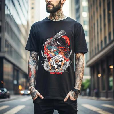 100% Baumwolle TOPS UNISEX T-SHIRTS HERREN DAMEN Anime Vintage Special Unisex T-Shirt Manga T-Shirt Anime Exklusives Shirt Geschenk 456
