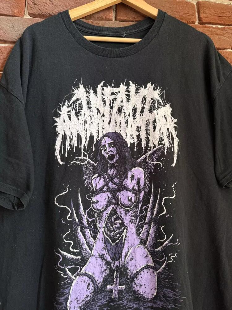 

Мужская футболка Infant Annihilator Band Черная Хлопковая Размер S-5XL Унисекс Футболка M