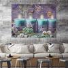 Diamond Painting Scenery With Square Rhinestones Diamond Embroidery
