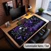 Skull Gothic Theme Custom Mouse Pad Personalized With Name Text Customized Desk Mat For Office Home Decor