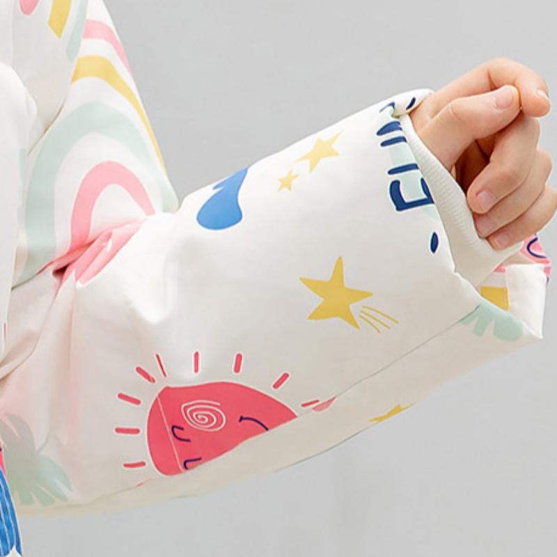 Children's Down Jacket Girls Mid-length New Korean Style Girls White Duck Down Baby Thickened Coat
