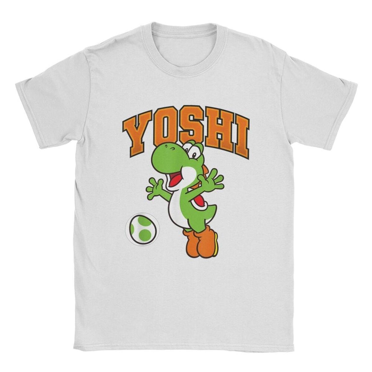 

Miniso Super Mario Yoshi Toad Later Hater T Shirts Men Women Cotton Funny TShirts Round Neck Game Anime Tee Shirt Clothing Gift L