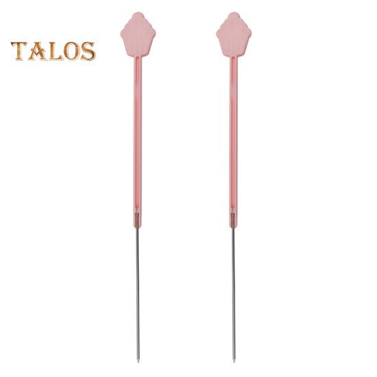 

Складной тестер для торта, игла из нержавеющей стали, складной тестер для макарон, кексов, хлеба, палочка для размешивания сахара, выпрямитель для выпечки, подъемник, кухонные гаджеты 2pcs