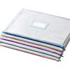 5 Pcs Mesh Zipper Bag A4 Letter Size Document Pouch Clear Plastic Waterproof Mesh Bag for Office School Travel