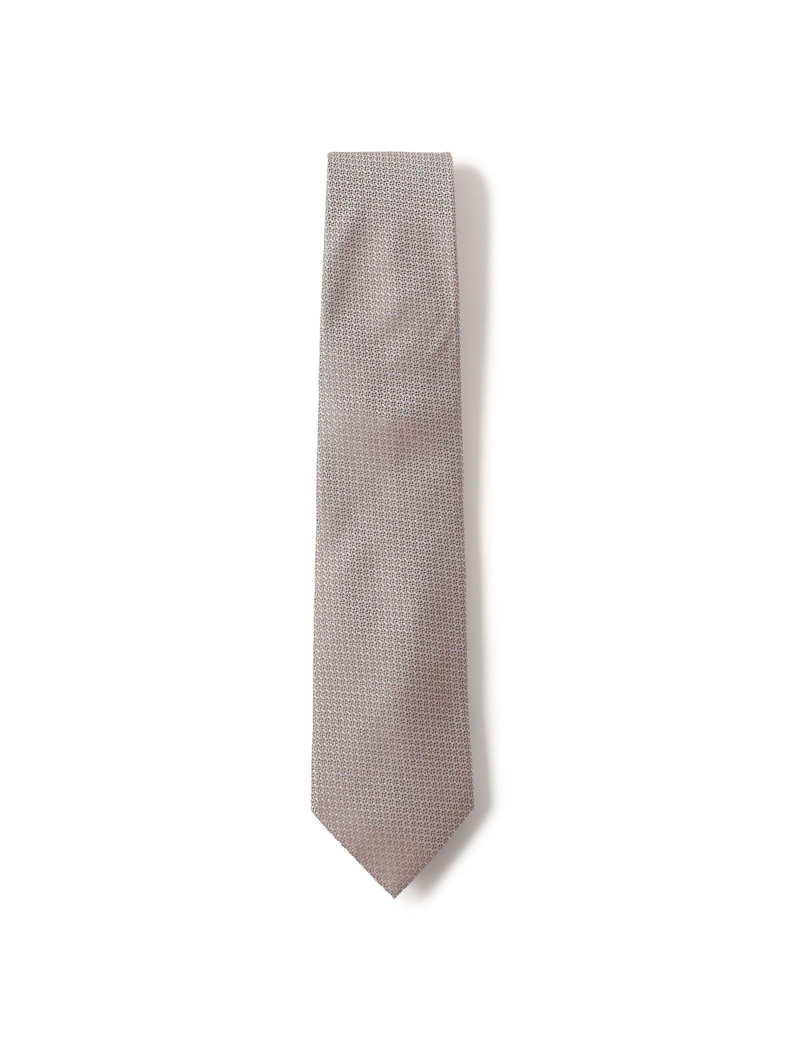 [BEAMS HART] Silk Solid Necktie 26SS2 Men s BEIGE FREE