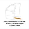 2Pcs Front Door Lower Weatherstrip Seal For Ford F-250 F-350 F-450 1999-2016